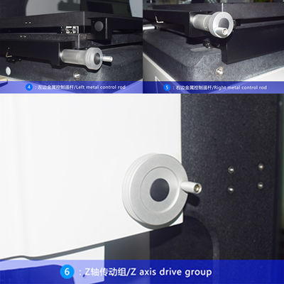 Hoge Precisie 2D Gecoördineerde het Meten Machine Semi Automatisch voor Electrics-Plastieken